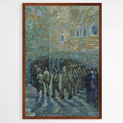 Prisoners Exercising by Vincent Van Gogh | Vincent Van Gogh Wall Art Prints - The Canvas Hive