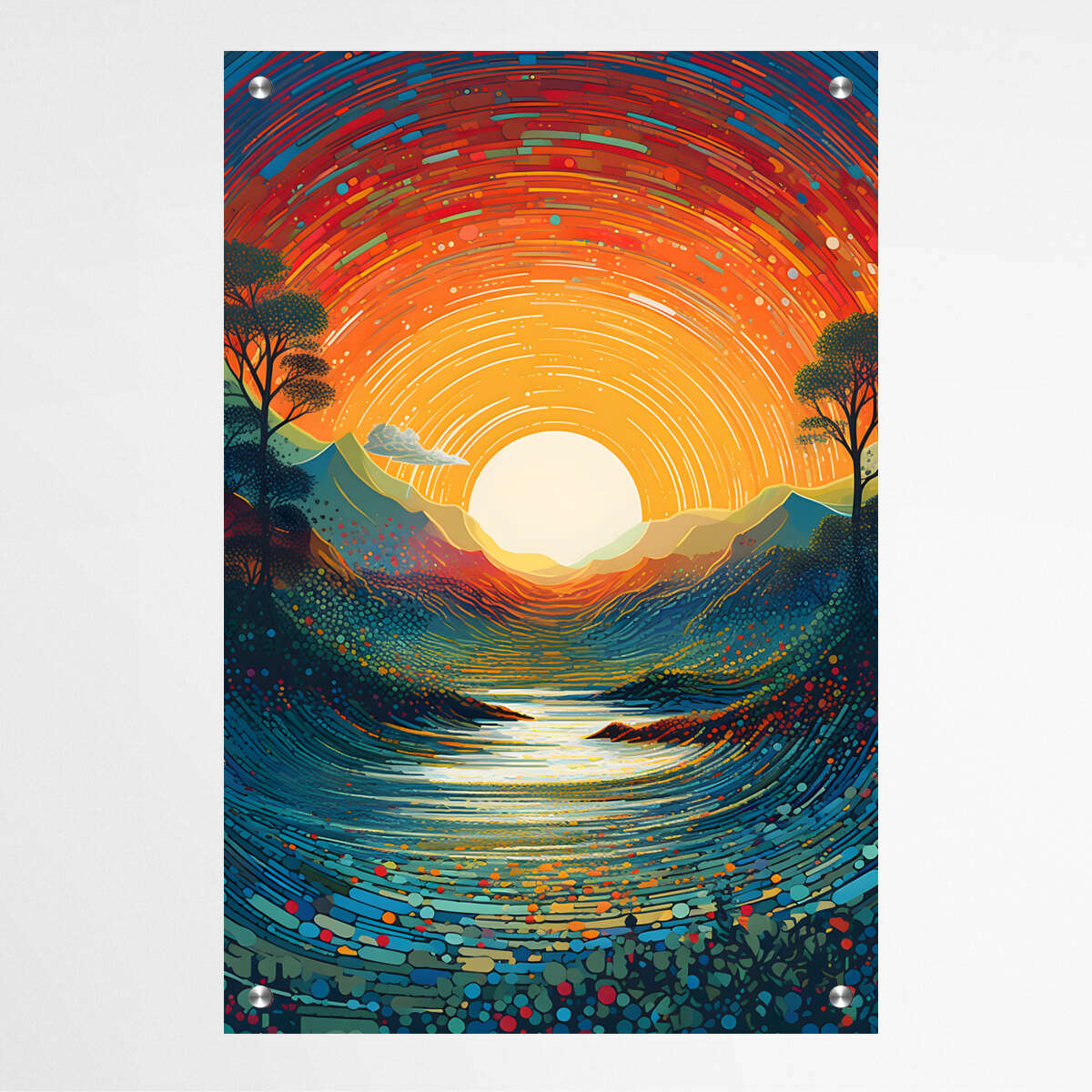 Radiant Horizons Sun | Nature Wall Art Prints - The Canvas Hive