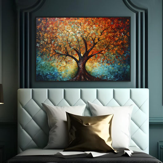 Radiant Leaves | Abstract Wall Art Prints - The Canvas Hive
