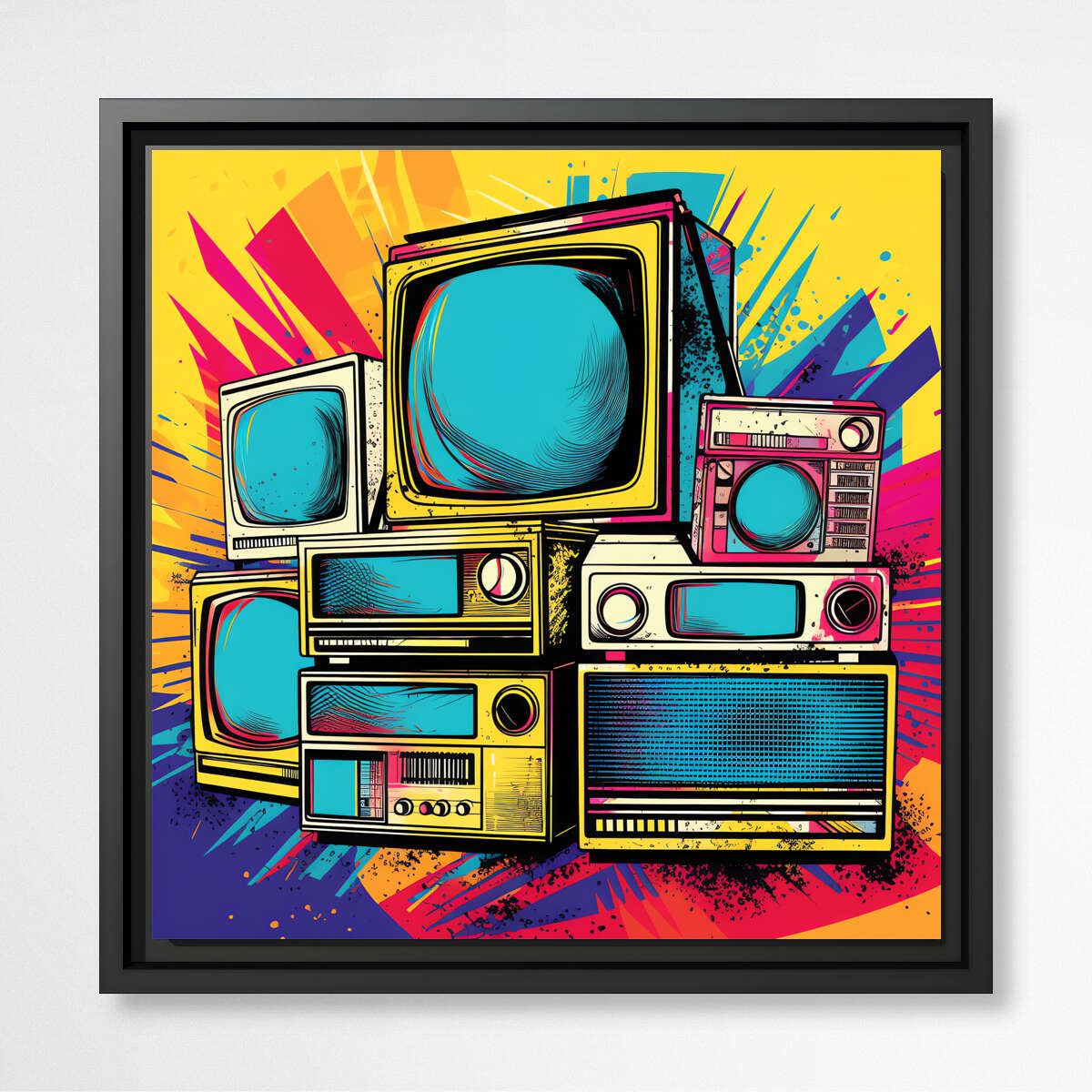 Retro Remix | Pop Art Wall Art Prints - The Canvas Hive