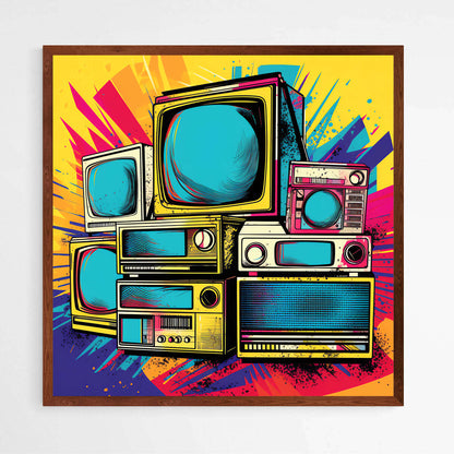 Retro Remix | Pop Art Wall Art Prints - The Canvas Hive