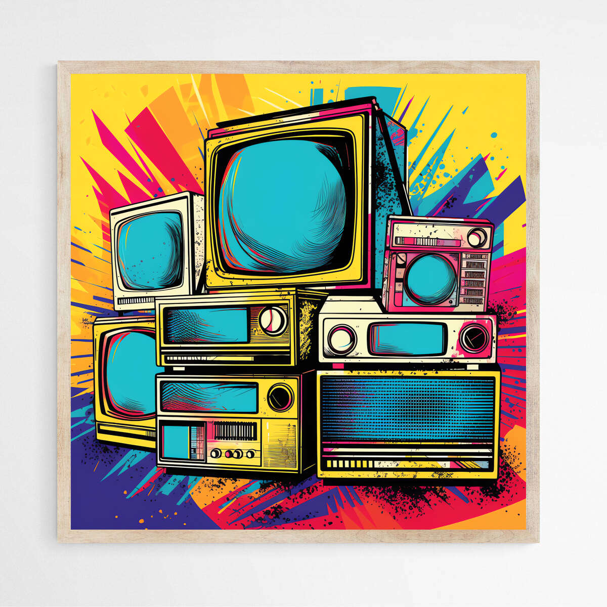 Retro Remix | Pop Art Wall Art Prints - The Canvas Hive