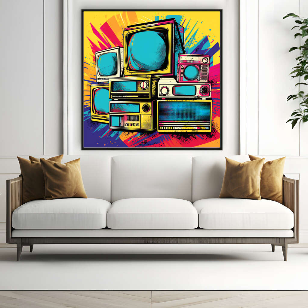 Retro Remix | Pop Art Wall Art Prints - The Canvas Hive