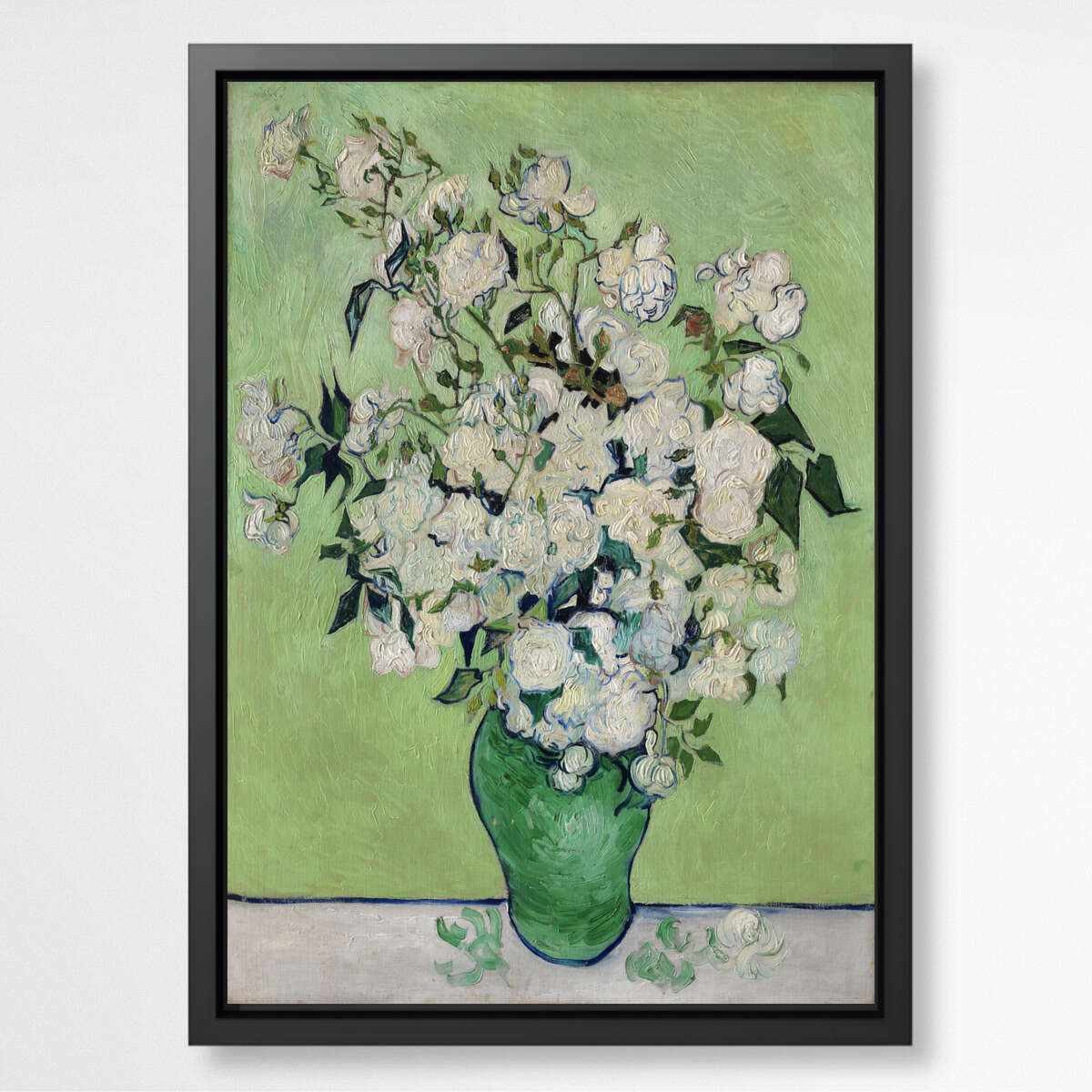 Roses Portrait by Vincent Van Gogh | Vincent Van Gogh Wall Art Prints - The Canvas Hive