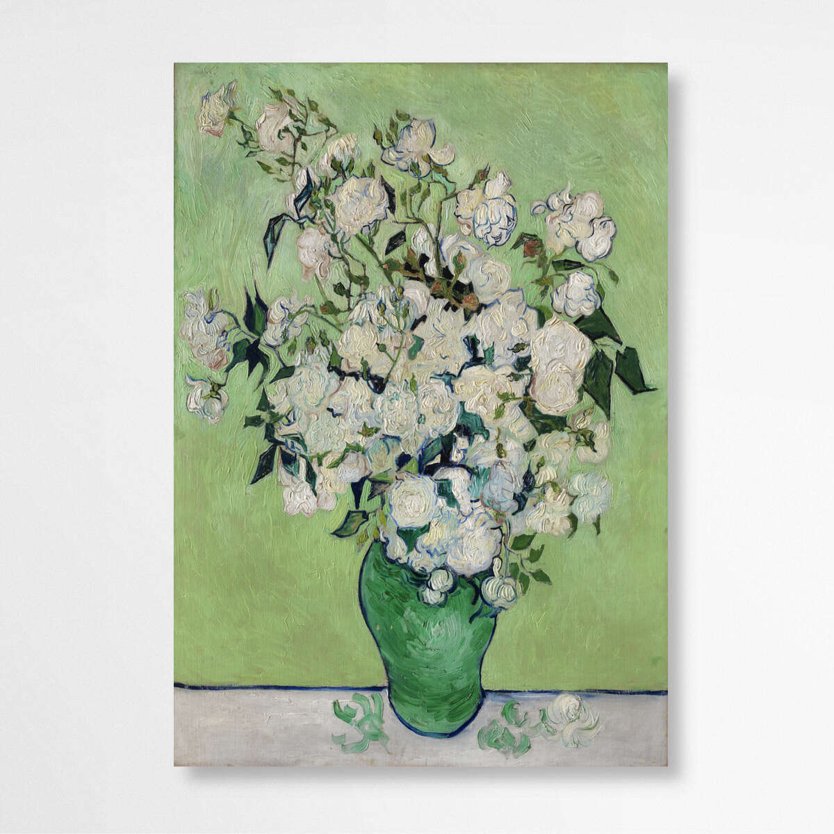 Roses Portrait by Vincent Van Gogh | Vincent Van Gogh Wall Art Prints - The Canvas Hive