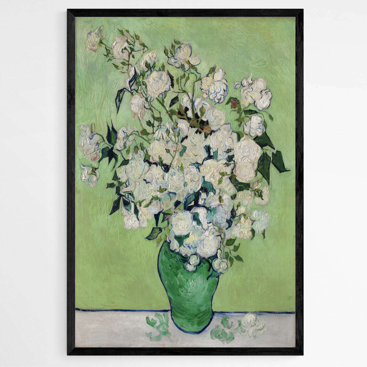 Roses Portrait by Vincent Van Gogh | Vincent Van Gogh Wall Art Prints - The Canvas Hive