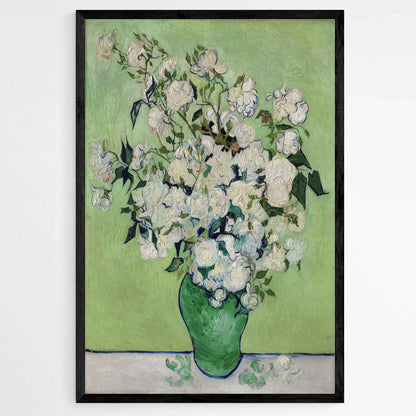 Roses Portrait by Vincent Van Gogh | Vincent Van Gogh Wall Art Prints - The Canvas Hive