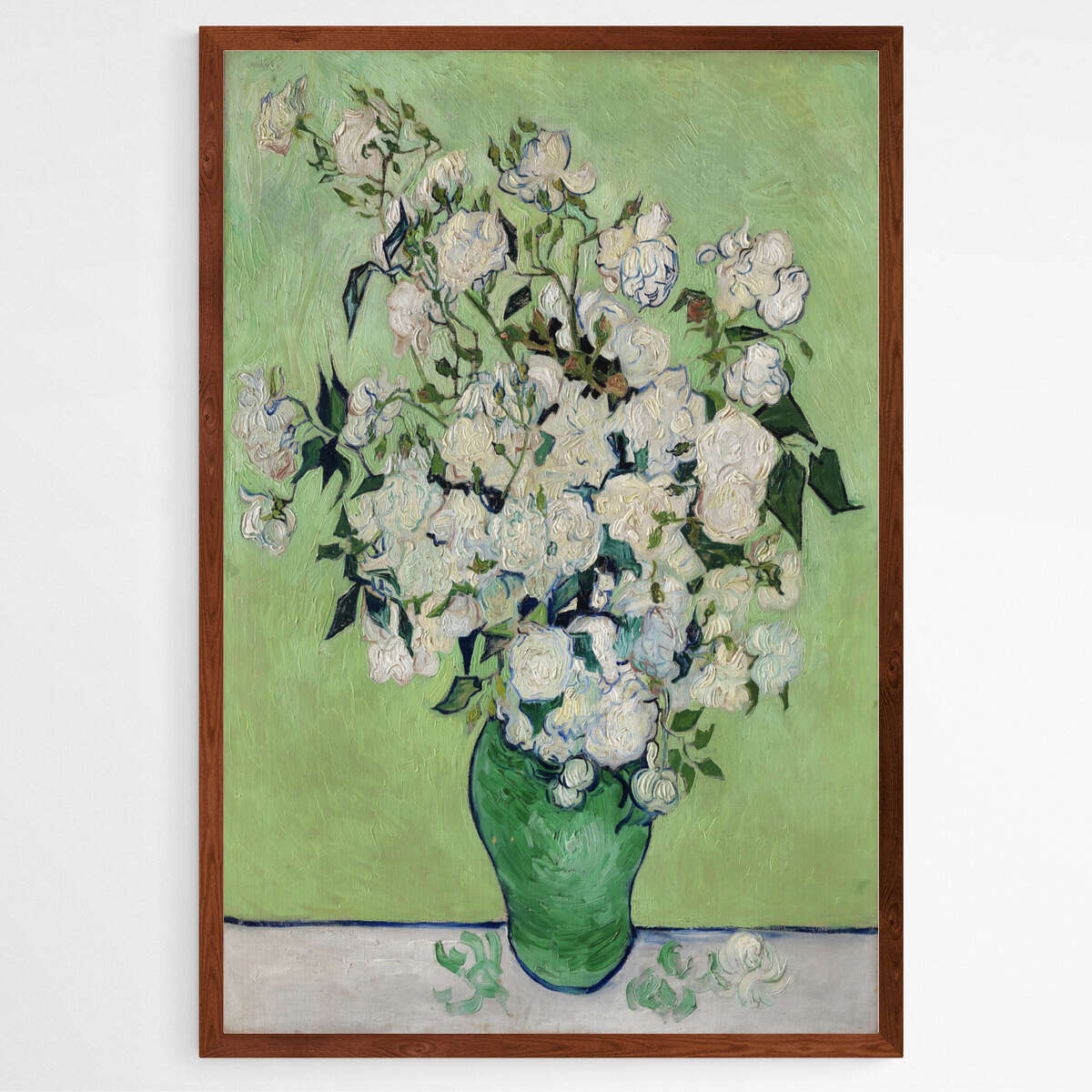 Roses Portrait by Vincent Van Gogh | Vincent Van Gogh Wall Art Prints - The Canvas Hive