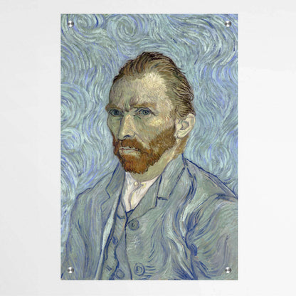 Self Portrait Blue Suit by Vincent Van Gogh | Vincent Van Gogh Wall Art Prints - The Canvas Hive