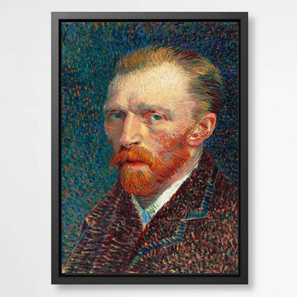 Self Portrait Red Tone by Vincent Van Gogh | Vincent Van Gogh Wall Art Prints - The Canvas Hive