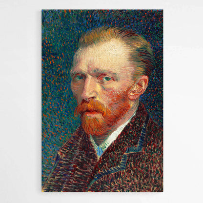 Self Portrait Red Tone by Vincent Van Gogh | Vincent Van Gogh Wall Art Prints - The Canvas Hive