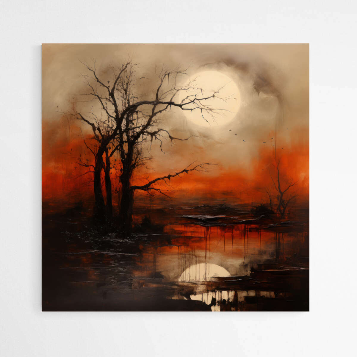 Silhouette Serenity | Abstract Wall Art Prints - The Canvas Hive