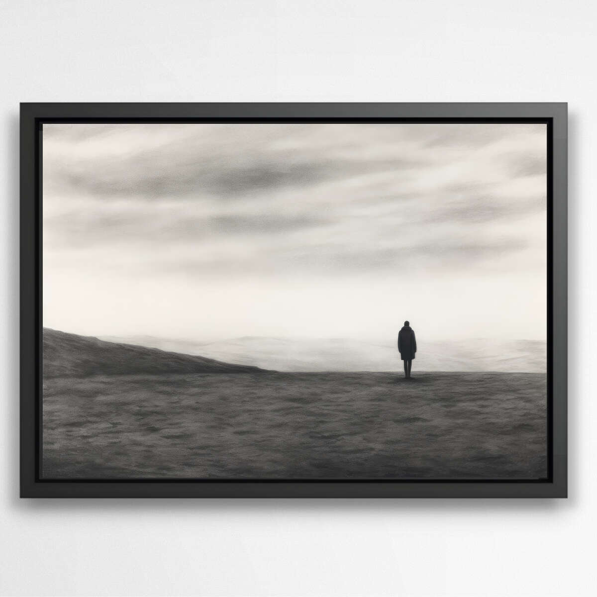 Solitude Figure | Minimalist Wall Art Prints - The Canvas Hive