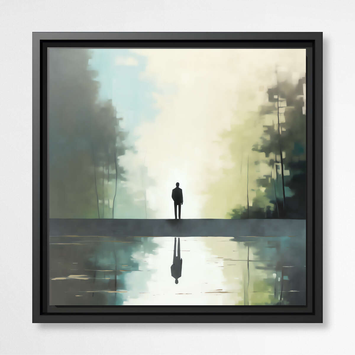 Solitude's Reflection | Minimalist Wall Art Prints - The Canvas Hive