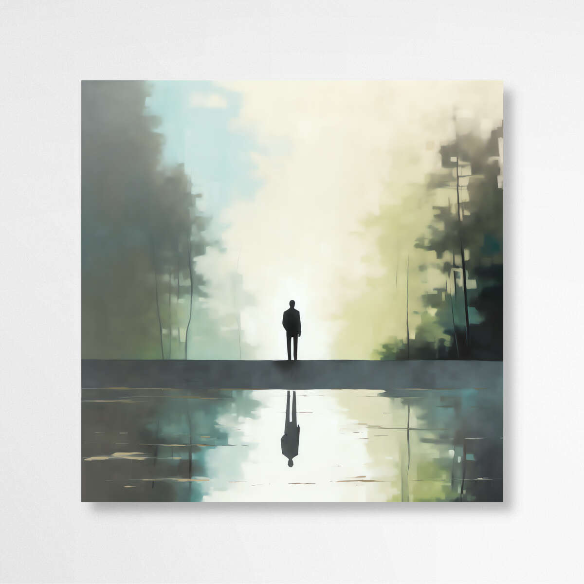 Solitude's Reflection | Minimalist Wall Art Prints - The Canvas Hive