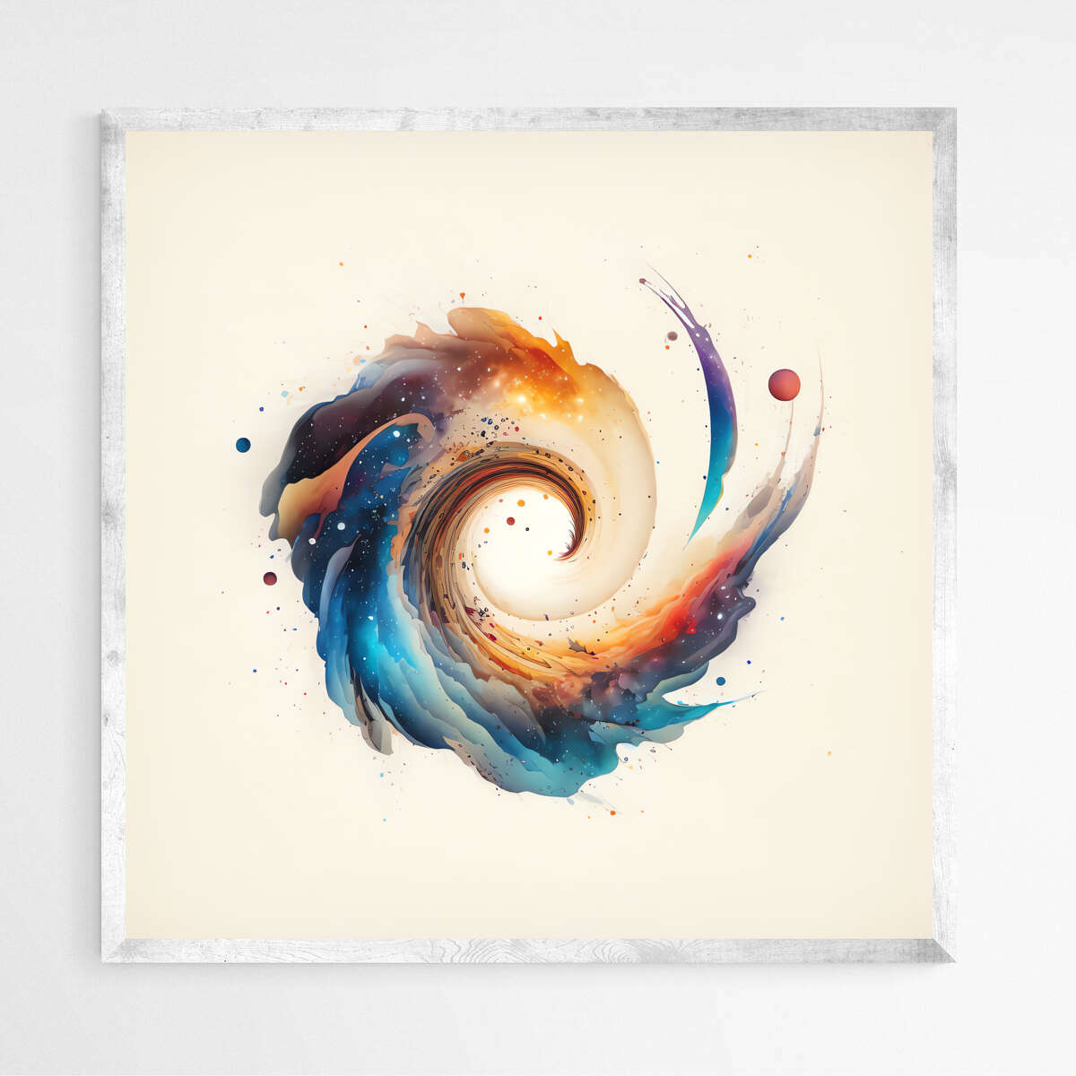Spiralling Colour | Abstract Wall Art Prints - The Canvas Hive