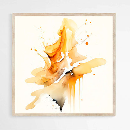 Splash Lily | Abstract Wall Art Prints - The Canvas Hive