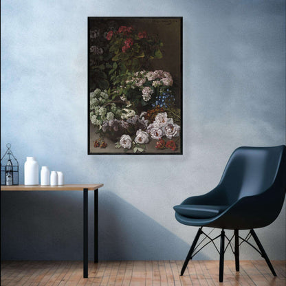 Spring Flowers by Claude Monet | Claude Monet Wall Art Prints - The Canvas Hive
