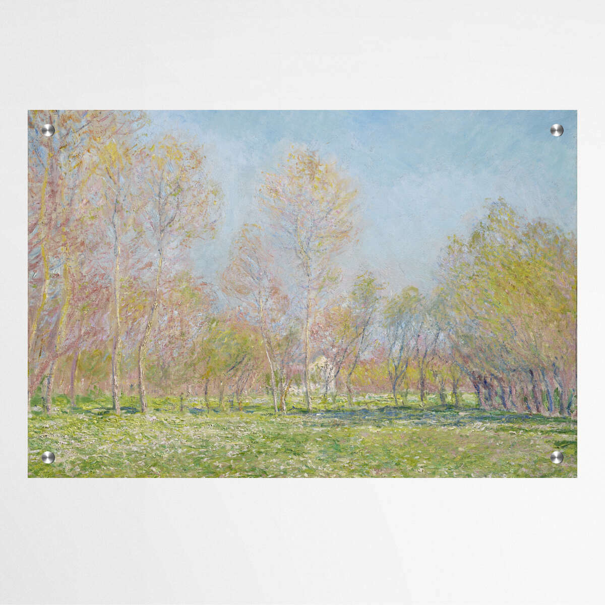 Spring in Giverny by Claude Monet | Claude Monet Wall Art Prints - The Canvas Hive