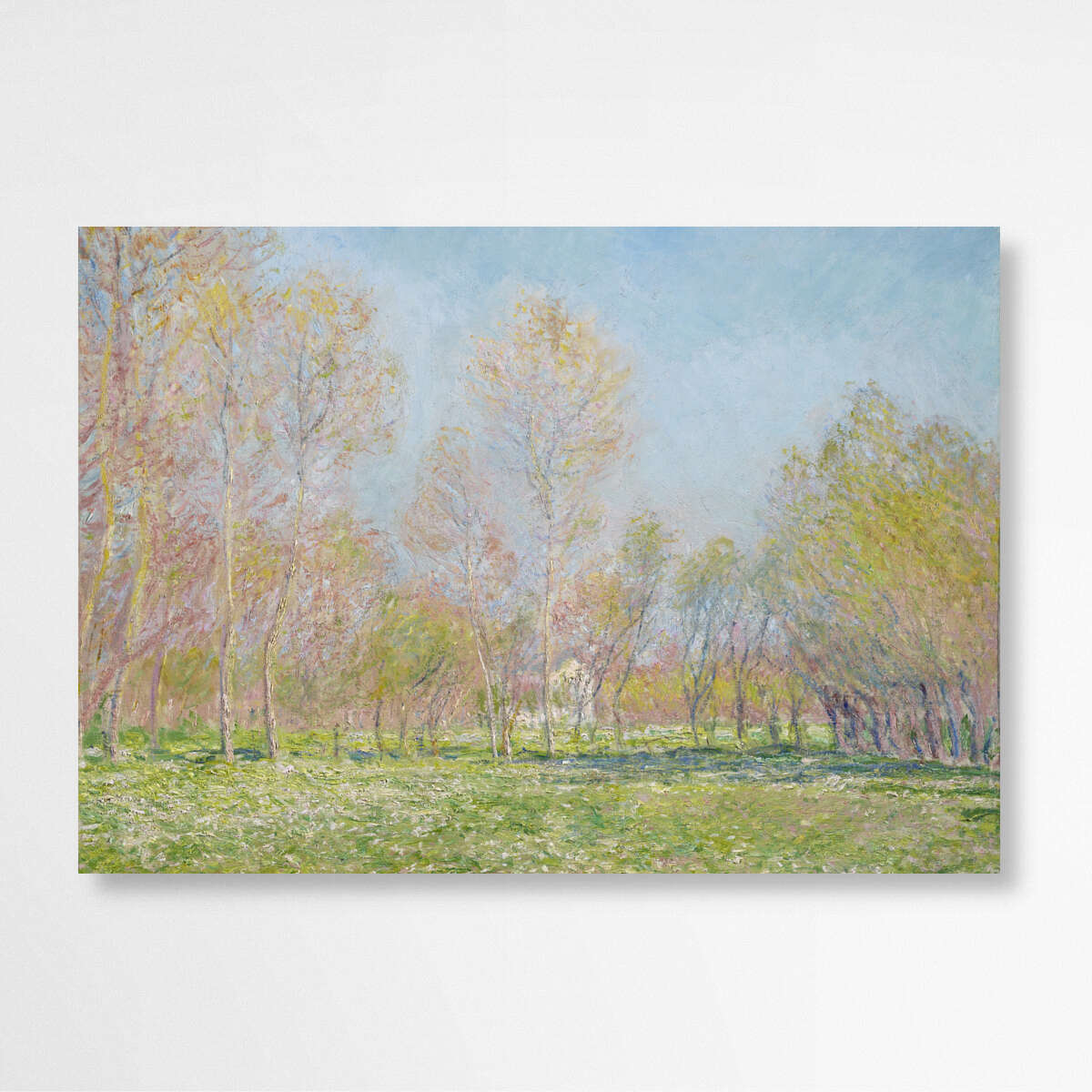 Spring in Giverny by Claude Monet | Claude Monet Wall Art Prints - The Canvas Hive