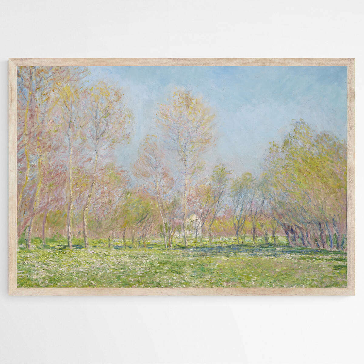 Spring in Giverny by Claude Monet | Claude Monet Wall Art Prints - The Canvas Hive