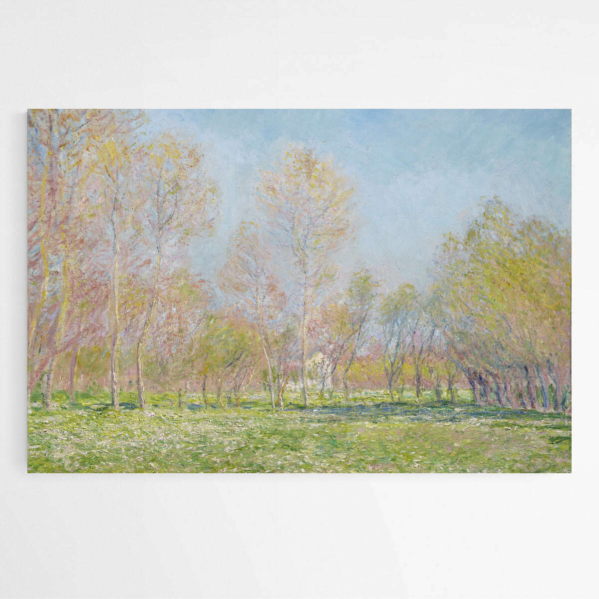 Spring in Giverny by Claude Monet | Claude Monet Wall Art Prints - The Canvas Hive