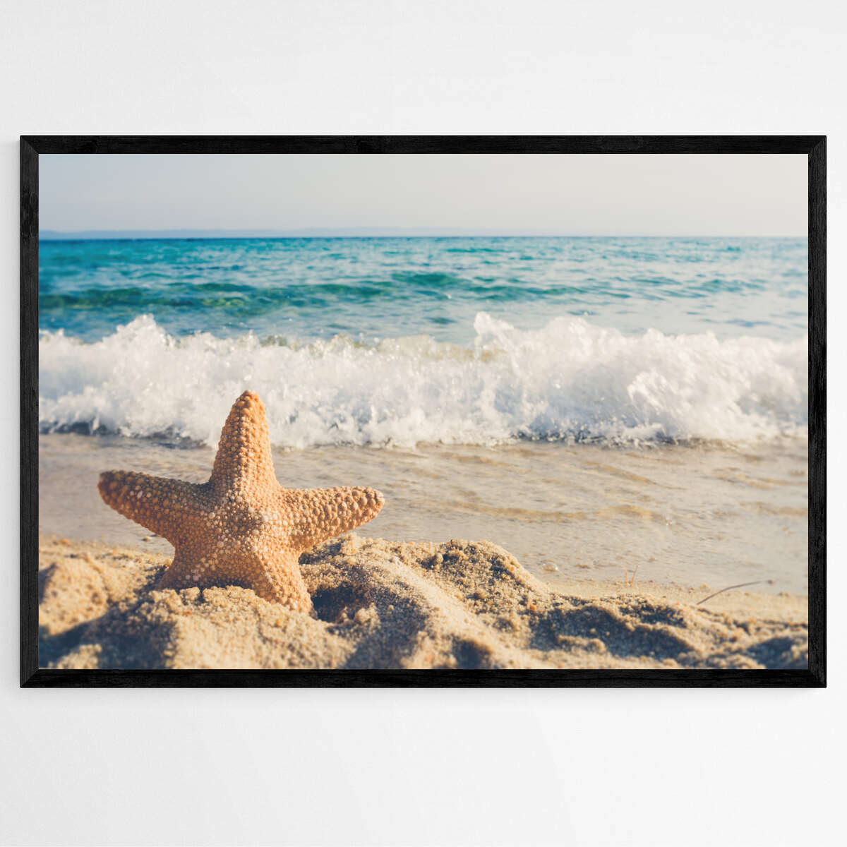 Starfish by the Sea Shore | Beachside Wall Art Prints - The Canvas Hive