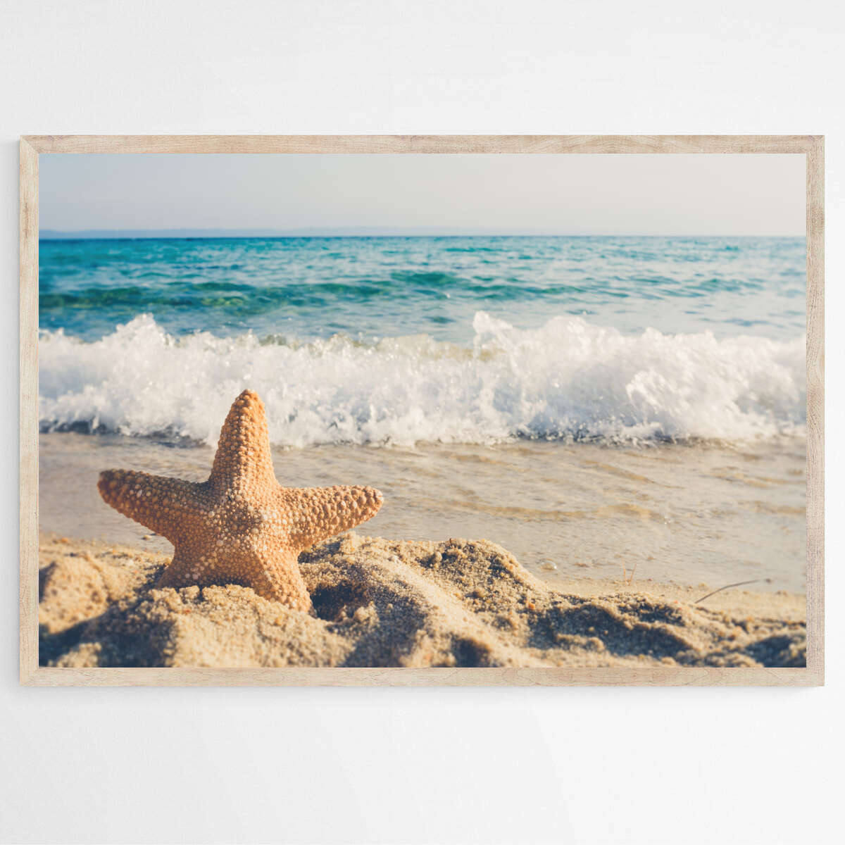 Starfish by the Sea Shore | Beachside Wall Art Prints - The Canvas Hive
