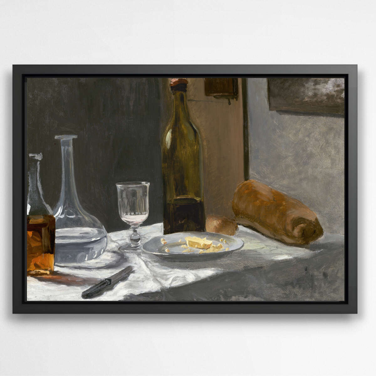 Still Life with Bottle | Claude Monet Wall Art Prints - The Canvas Hive