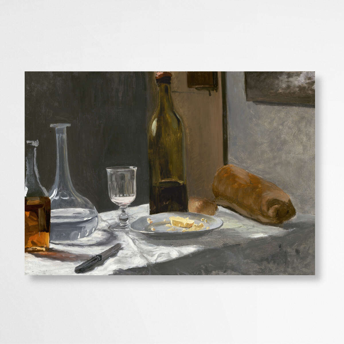 Still Life with Bottle | Claude Monet Wall Art Prints - The Canvas Hive