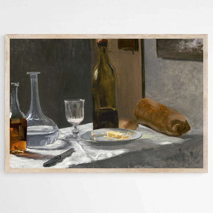 Still Life with Bottle | Claude Monet Wall Art Prints - The Canvas Hive