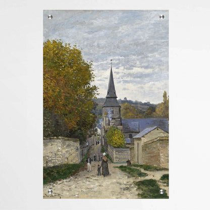 Street in Sainte-Adresse by Claude Monet | Claude Monet Wall Art Prints - The Canvas Hive
