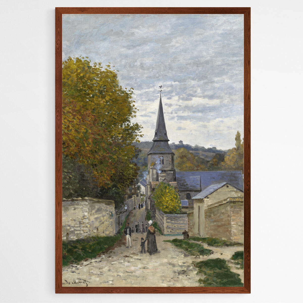 Street in Sainte-Adresse by Claude Monet | Claude Monet Wall Art Prints - The Canvas Hive