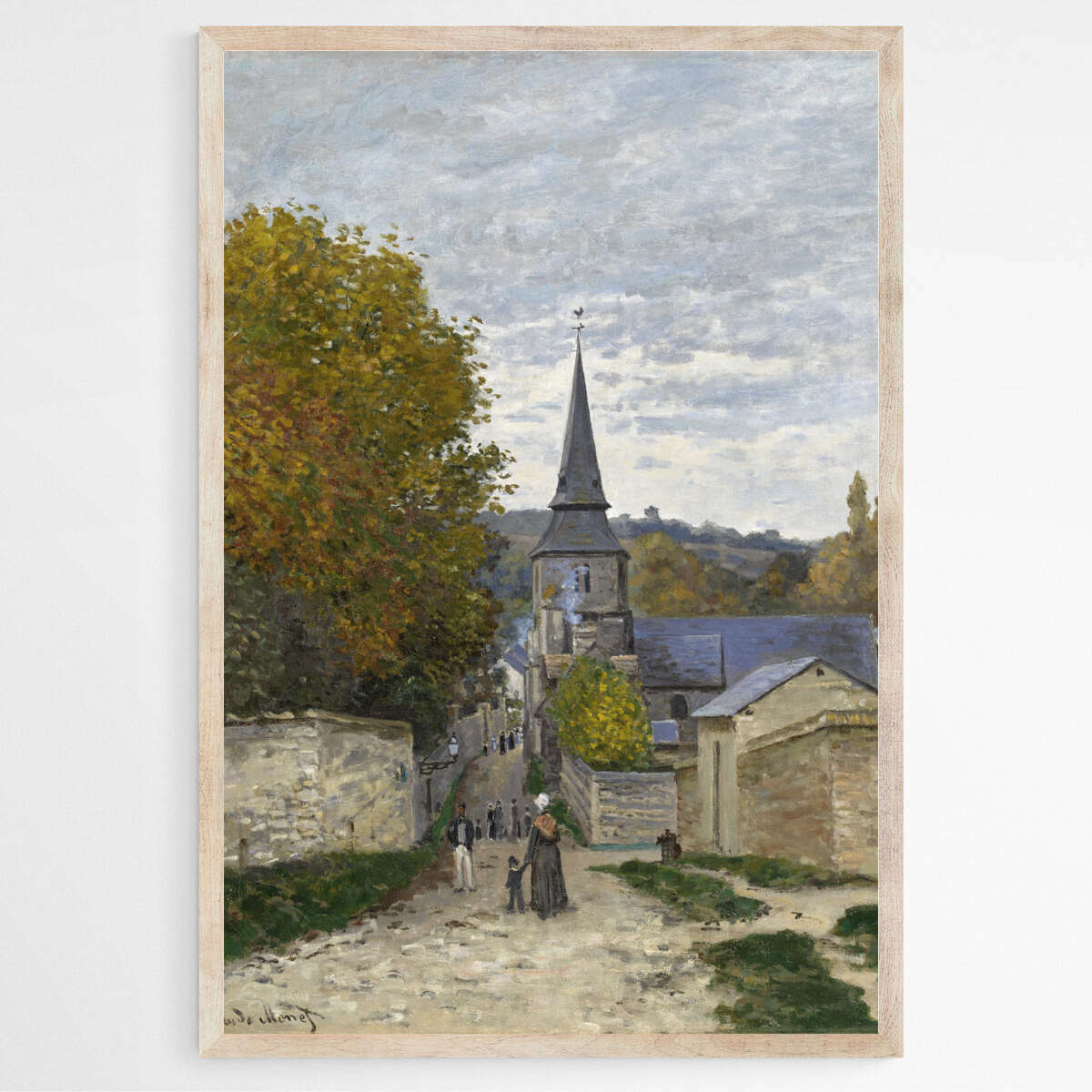 Street in Sainte-Adresse by Claude Monet | Claude Monet Wall Art Prints - The Canvas Hive