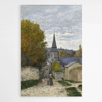Street in Sainte-Adresse by Claude Monet | Claude Monet Wall Art Prints - The Canvas Hive
