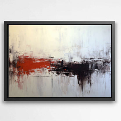 Subtle Layers of Red | Abstract Wall Art Prints - The Canvas Hive