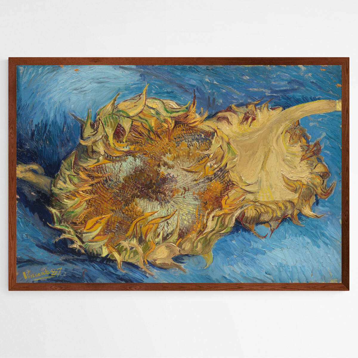 Sunflowers by Vincent Van Gogh | Vincent Van Gogh Wall Art Prints - The Canvas Hive