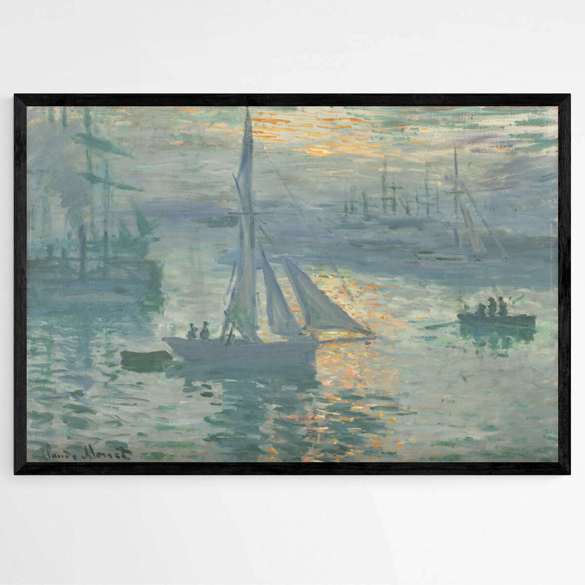 Sunrise by Claude Monet | Claude Monet Wall Art Prints - The Canvas Hive