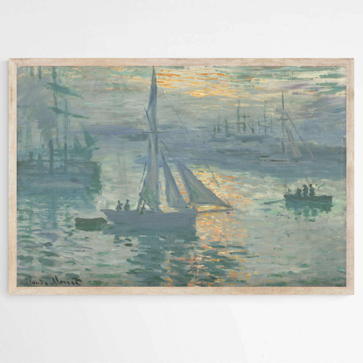 Sunrise by Claude Monet | Claude Monet Wall Art Prints - The Canvas Hive