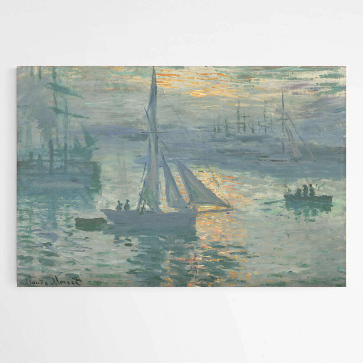 Sunrise by Claude Monet | Claude Monet Wall Art Prints - The Canvas Hive