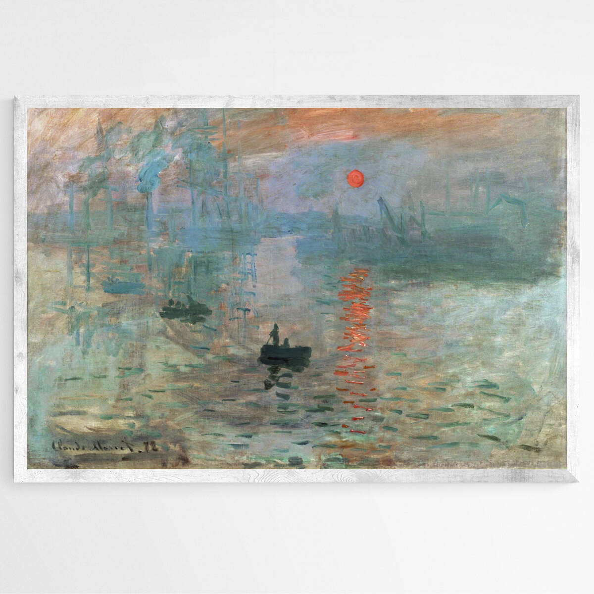 Sunrise by Claude Monet | Claude Monet Wall Art Prints - The Canvas Hive