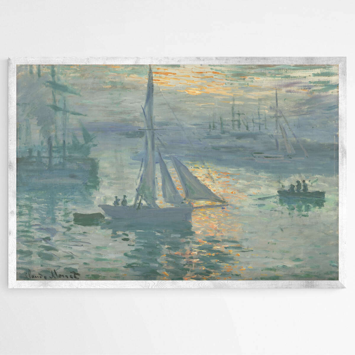 Sunrise by Claude Monet | Claude Monet Wall Art Prints - The Canvas Hive