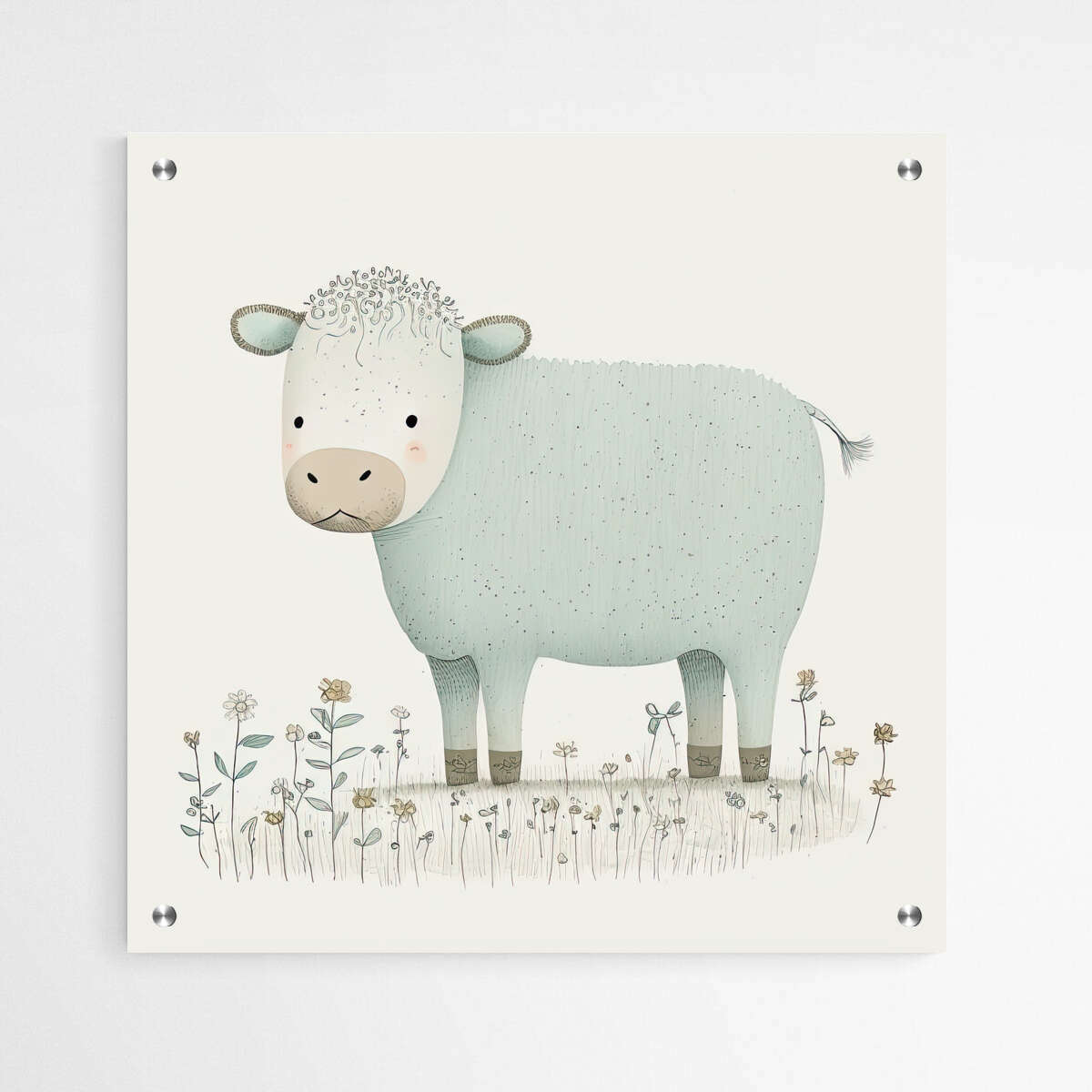 Sweet Cow Delight | Nursery Wall Art Prints - The Canvas Hive