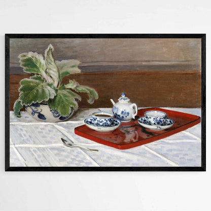 Tea Service by Claude Monet | Claude Monet Wall Art Prints - The Canvas Hive