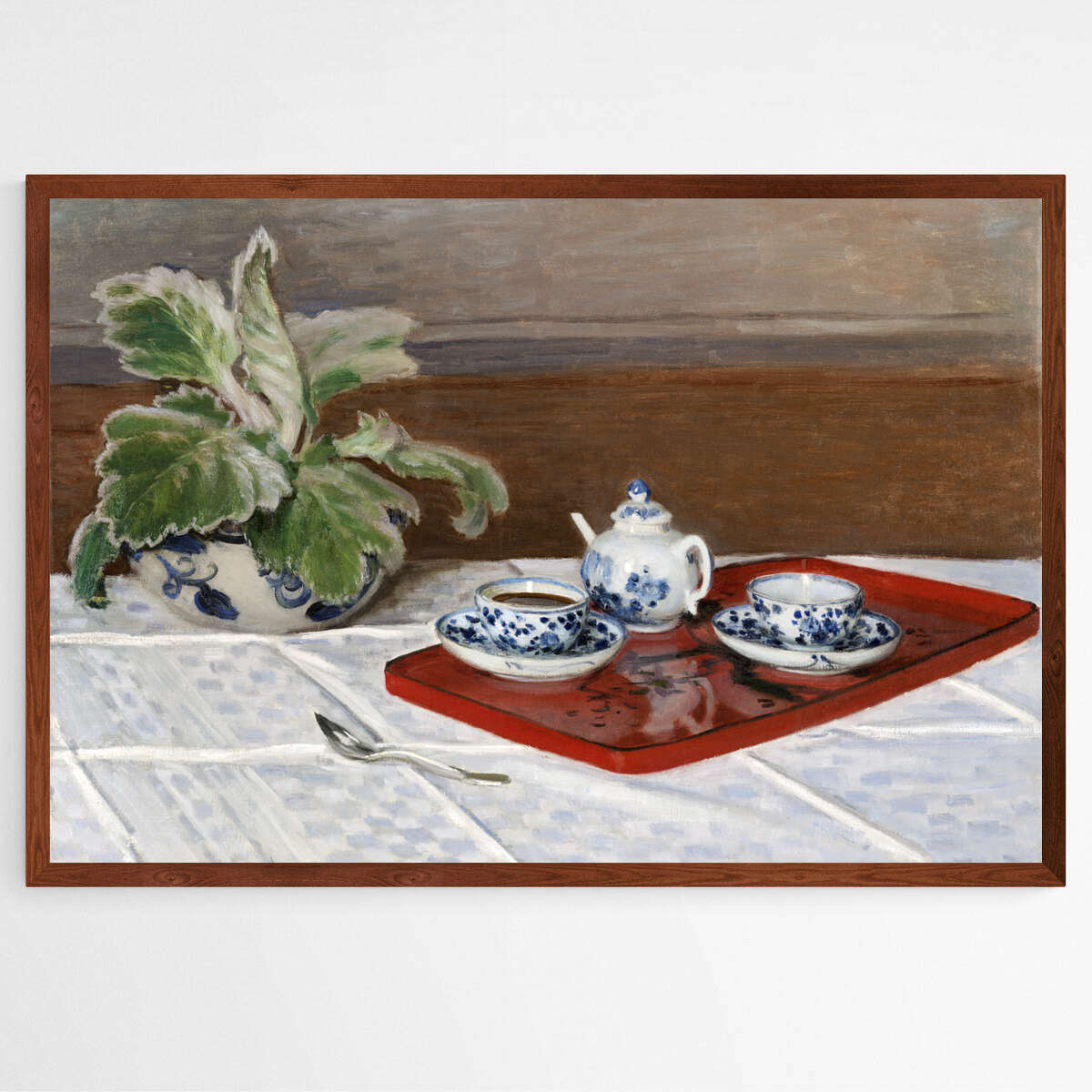 Tea Service by Claude Monet | Claude Monet Wall Art Prints - The Canvas Hive