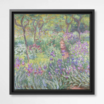 The Artist's Garden in Giverny by Claude Monet | Claude Monet Wall Art Prints - The Canvas Hive