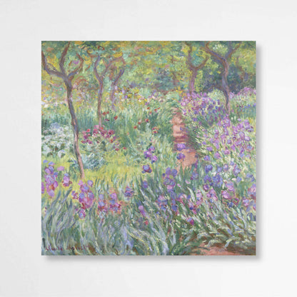 The Artist's Garden in Giverny by Claude Monet | Claude Monet Wall Art Prints - The Canvas Hive