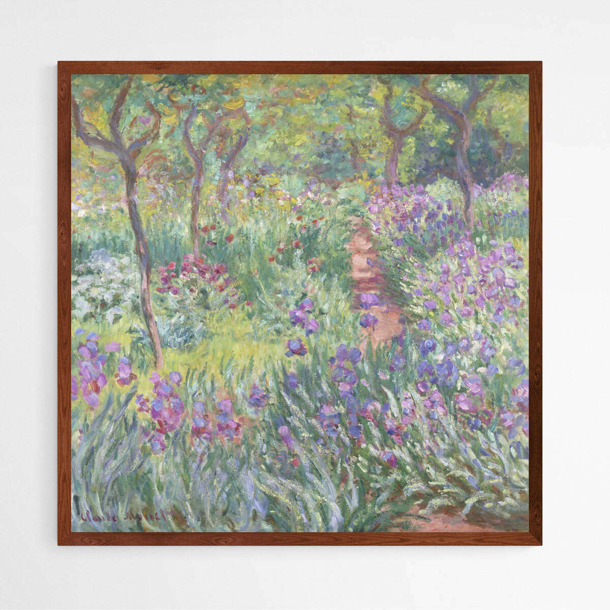 The Artist's Garden in Giverny by Claude Monet | Claude Monet Wall Art Prints - The Canvas Hive