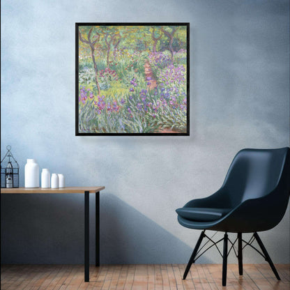 The Artist's Garden in Giverny by Claude Monet | Claude Monet Wall Art Prints - The Canvas Hive