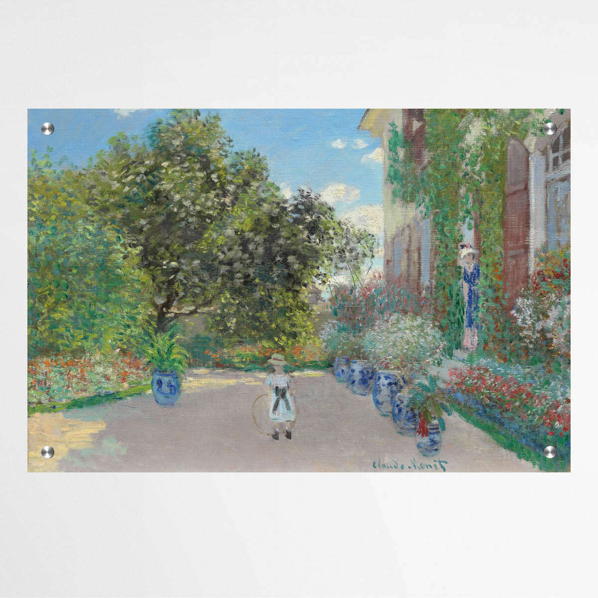 The Artist's House at Argenteuil by Claude Monet | Claude Monet Wall Art Prints - The Canvas Hive
